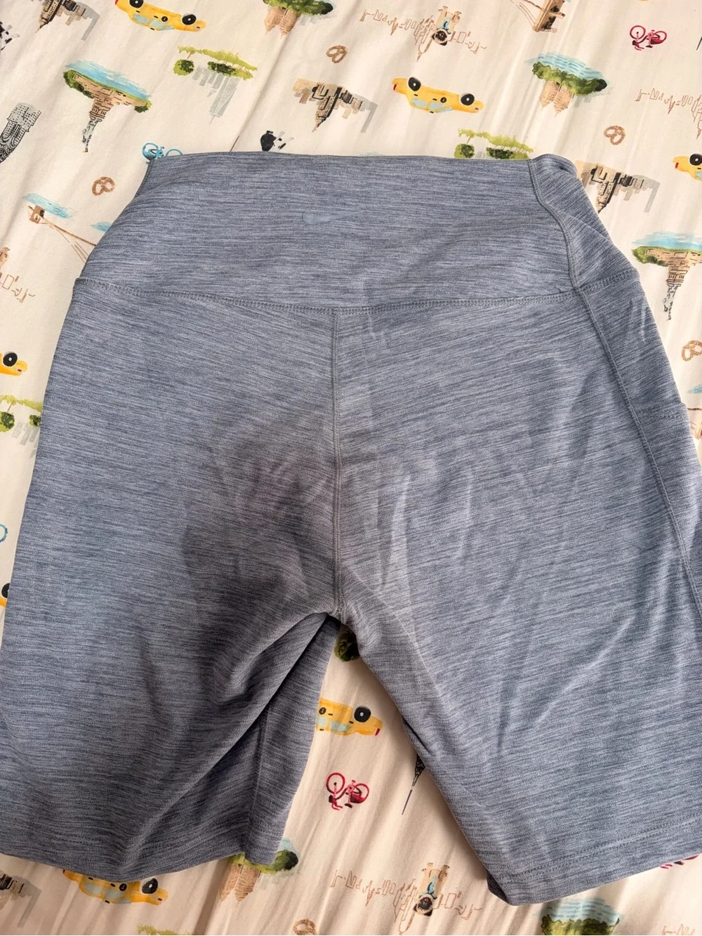 Nike Women’s Gray Heathered Bike Shorts with Pockets